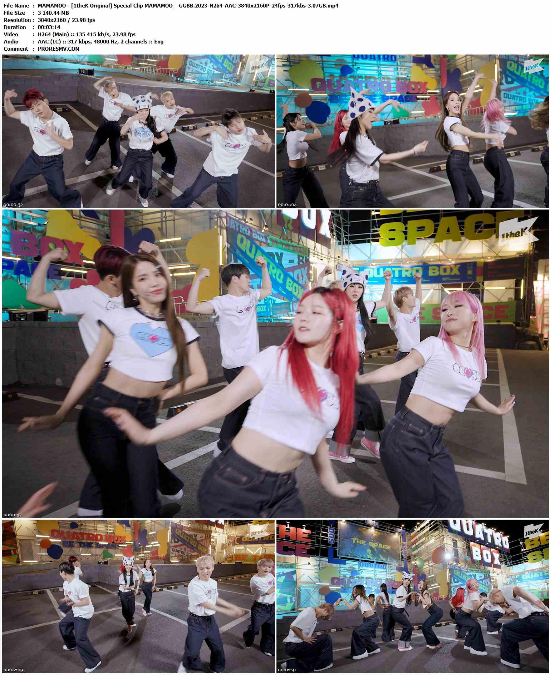 MAMAMOO - [1theK Original] Special Clip MAMAMOO _ GGBB.2023-H264-AAC-3840x2160P-24fps-317kbs-3.07GB官方MV_高清MV
